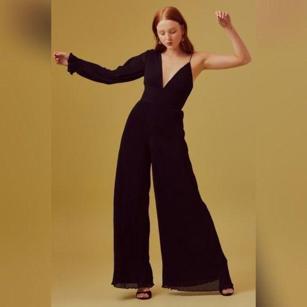 NWT KEEPSAKE THE LABEL Clarity Pleated Jumpsuit